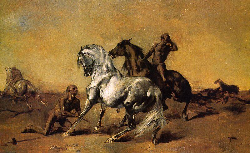 Eugene Fromentin Desert Scene oil painting image